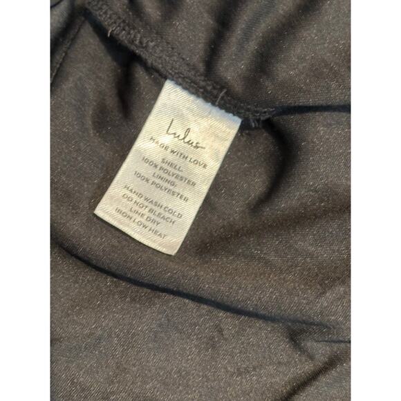 Lulus Ravishing Charm Black Ruffled Wrap High-Low Maxi Dress – Size XXL - Picture 7 of 7